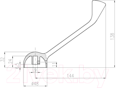 Смеситель Slezak RAV Clinica D626.5