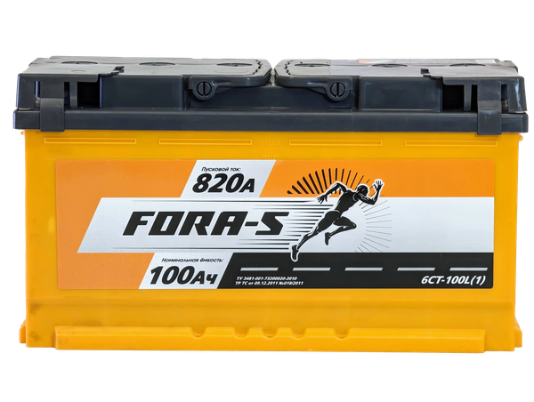 Автомобильный аккумулятор Fora-S L+