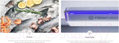 Холодильник с морозильником Haier HB25FSSAAARU