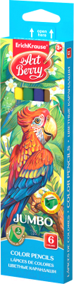 Набор цветных карандашей Erich Krause Jumbo / 32473 - фото