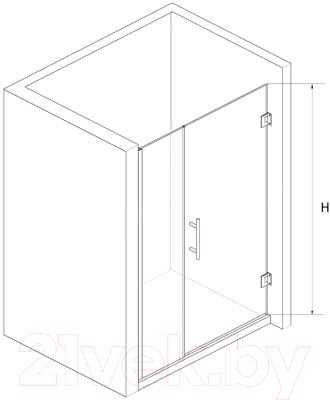 Душевая дверь RGW HO-012B / 350601200-14