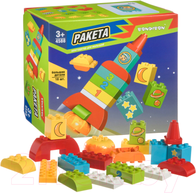 Конструктор Bondibon Ракета / ВВ4588