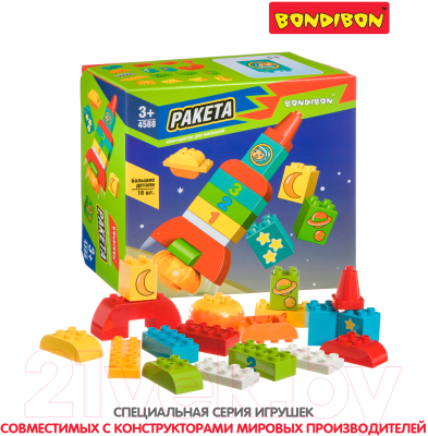 Конструктор Bondibon Ракета / ВВ4588