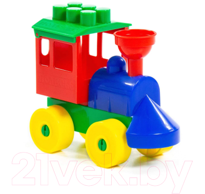 Конструктор Полесье Юный путешественник. Паровоз 55231