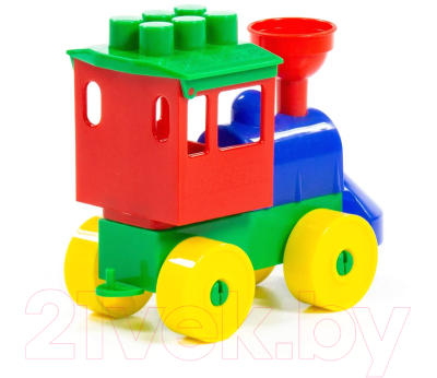 Конструктор Полесье Юный путешественник. Паровоз 55231