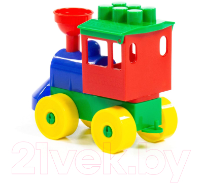 Конструктор Полесье Юный путешественник. Паровоз 55231