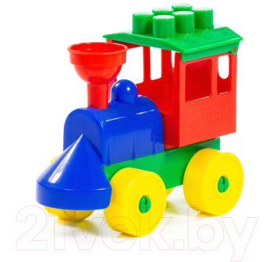 Конструктор Полесье Юный путешественник. Паровоз 55231