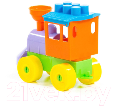 Конструктор Полесье Юный путешественник. Паровоз 55231