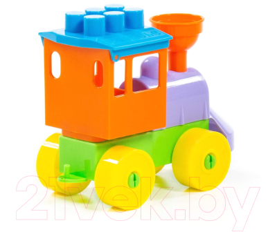 Конструктор Полесье Юный путешественник. Паровоз 55231