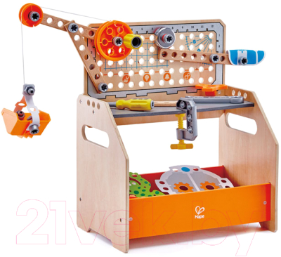 Верстак-стол игрушечный Hape Верстак настольный / E3028-HP - фото