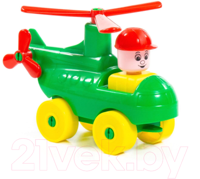 Конструктор Полесье Юный путешественник. Вертолёт / 55361