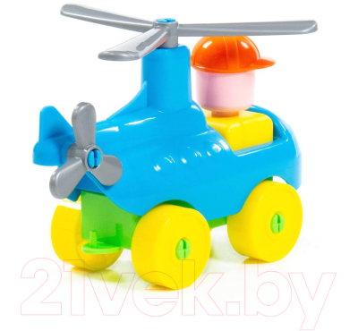 Конструктор Полесье Юный путешественник. Вертолёт / 55361