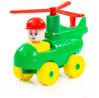 Конструктор Полесье Юный путешественник. Вертолёт / 55361