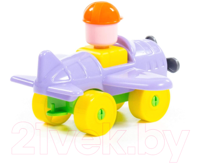 Конструктор Полесье Юный путешественник. Самолёт / 55378