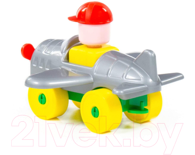 Конструктор Полесье Юный путешественник. Самолёт / 55378