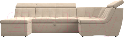 Диван П-образный Лига Диванов Холидей Люкс модульный 238 / 105578