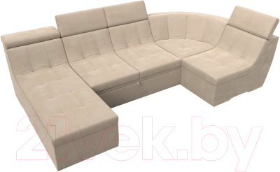 Диван П-образный Лига Диванов Холидей Люкс модульный 238 / 105578