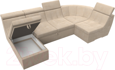 Диван П-образный Лига Диванов Холидей Люкс модульный 238 / 105578