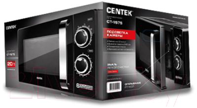 Микроволновая печь Centek CT-1575 (черный)