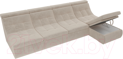 Диван угловой Лига Диванов Холидей Люкс модульный 239 / 105553