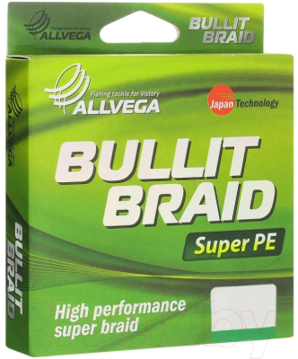 Леска плетеная Allvega Bullit Braid 0.08мм 135м / BB135GR08 (темно-зеленый) - фото