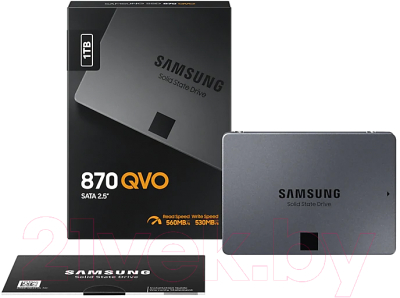 SSD диск Samsung 870 Qvo 1TB (MZ-77Q1T0BW)