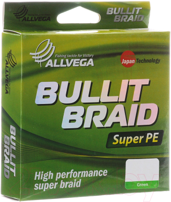 Леска плетеная Allvega Bullit Braid 0.10мм 92м / BB92GR10 (темно-зеленый) - фото