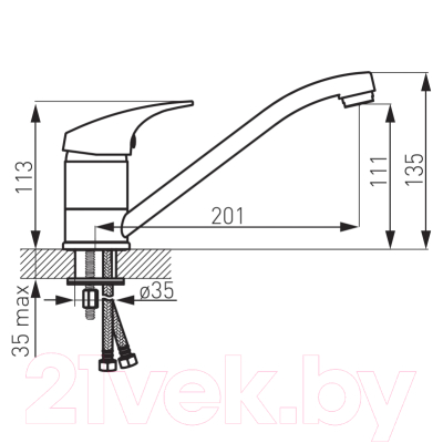 Смеситель Ferro One BFO4