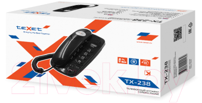 Проводной телефон Texet TX-238