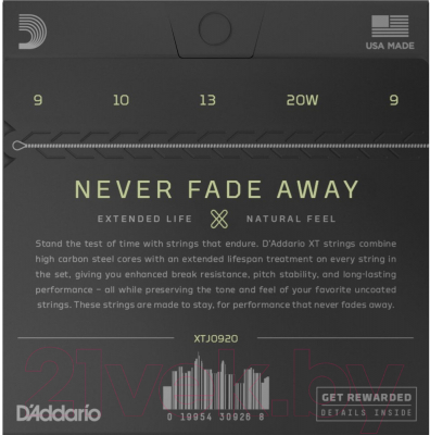 Струны для банджо D'Addario XTJ0920