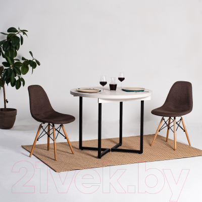 Обеденный стол Millwood Лофт Лондон Л D100 / 100-140x100x76