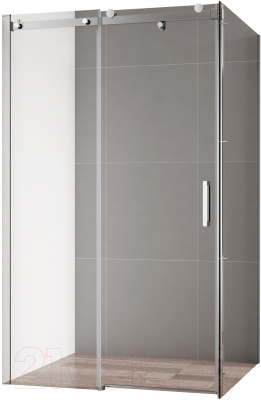 Душевой уголок Cezares STYLUS-SOFT-AH-1-100/80-C-Cr - фото