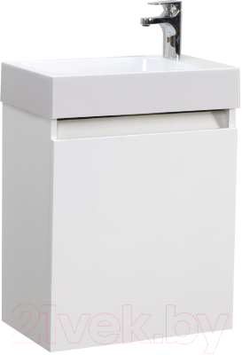 Тумба с умывальником Belux Темпо НП 50 (1, белый глянец) - фото
