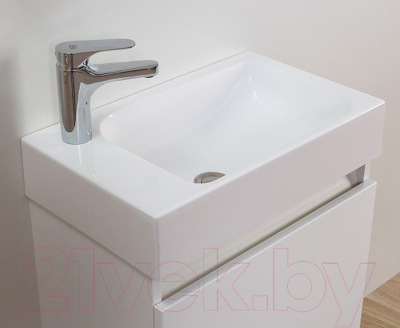 Тумба с умывальником Belux Темпо НП 50 (1, белый глянец)