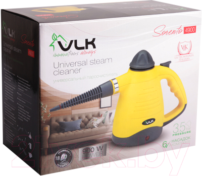 Пароочиститель VLK Sorento 4900 (черный/желтый)