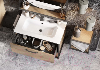 Тумба под умывальник Акватон Лофт Фабрик 80 (1A242401LTDY0)