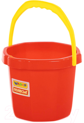 Ведерко для игры в песочнице Полесье Ведро / 58768 - фото