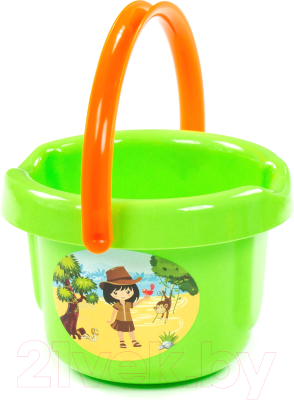 Ведерко для игры в песочнице Полесье Ведро / 0675 - фото