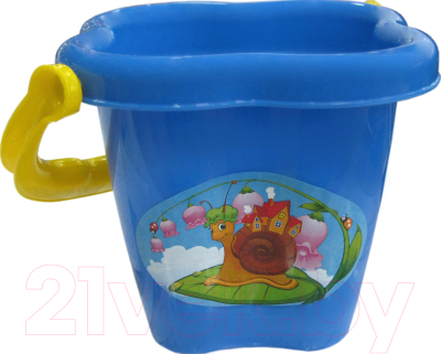 Набор игрушек для песочницы Полесье Ведро-цветок / 2358