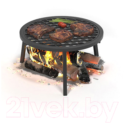 Решетка для мангала Везувий Стейк