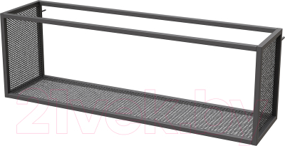 Полка Millwood Loft 5 120x40x30 (металл черный) - фото