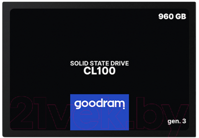 SSD диск Goodram CL100 Gen. 3 960GB (SSDPR-CL100-960-G3)