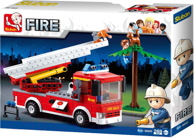 Конструктор Sluban Машина пожарная / M38-B0625 - фото