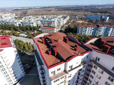 Черепица Docke Pie Standard Сота Красный