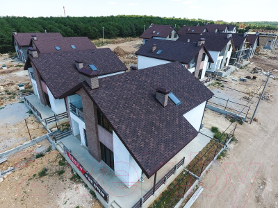 Черепица Docke Pie Standard Тетрис Коричневый