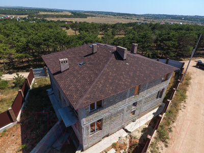 Черепица Docke Pie Standard Тетрис Коричневый