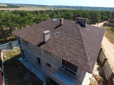 Черепица Docke Pie Standard Тетрис Коричневый