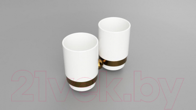 Набор стаканов для зубной щетки и пасты Bemeta Kera 144710027