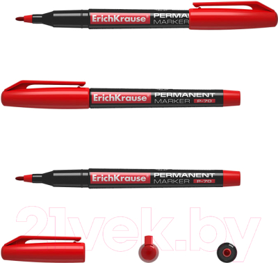 Маркер перманентный Erich Krause P-70 / 37075