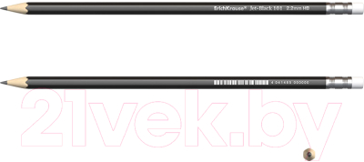 Простой карандаш Erich Krause Jet Black 101 HB / 45606